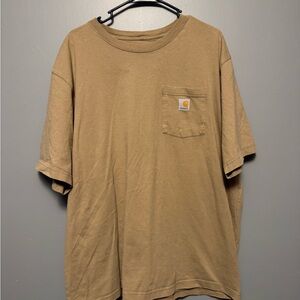 Carhartt Men's Brown Short Sleeve Pocket Tee